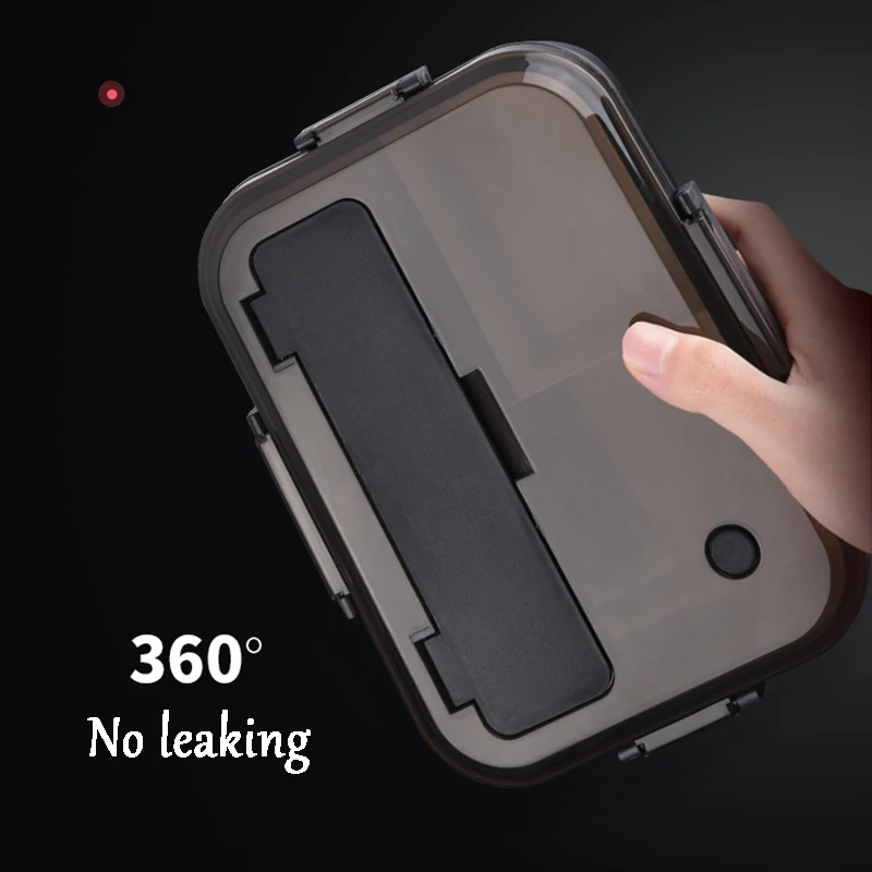 360 No Leaking 1100ml Lunch Box With Bag Creative Microwave Fridge Sushi Fruit Grains Cereal Bowl Sealed Food Storage Container
360 No Leaking 1100ml Lunch Box With Bag Creative Microwave Fridge Sushi Fruit Grains Cereal Bowl Sealed Food Storage Container