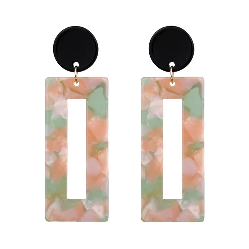 Korean Leopard Geometric Rectangular Earrings Punk Acrylic Gift wedding Jewelry popular 2019 women
Korean Leopard Geometric Rectangular Earrings Punk Acrylic Gift wedding Jewelry popular 2019 women