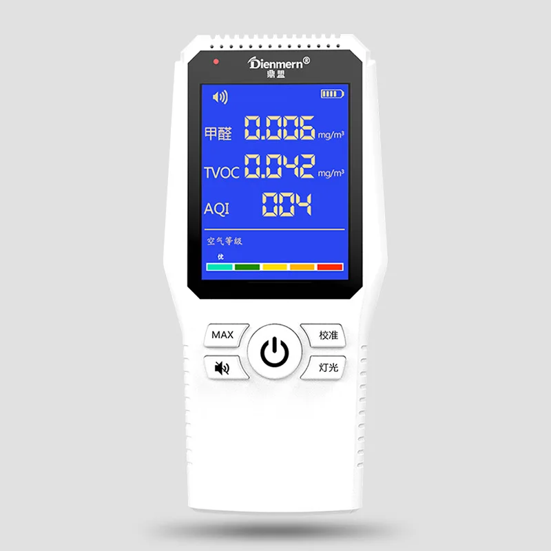 Formaldehyde Tester Detector Air Quality Monitor Portable DM105D White Gas Analyzer AQI HCHO TVOC Multi-function Gas Detector
Formaldehyde Tester Detector Air Quality Monitor Portable DM105D White Gas Analyzer AQI HCHO TVOC Multi-function Gas Detector