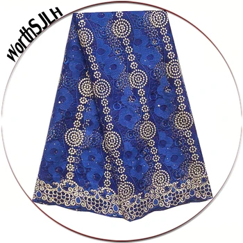 Mesh French African Lace Fabric High Quality Embroidery Net Lace Fabric Blue Magenta Nigerian Latest Wedding Lace Fabrics 2020
Mesh French African Lace Fabric High Quality Embroidery Net Lace Fabric Blue Magenta Nigerian Latest Wedding Lace Fabrics 2020