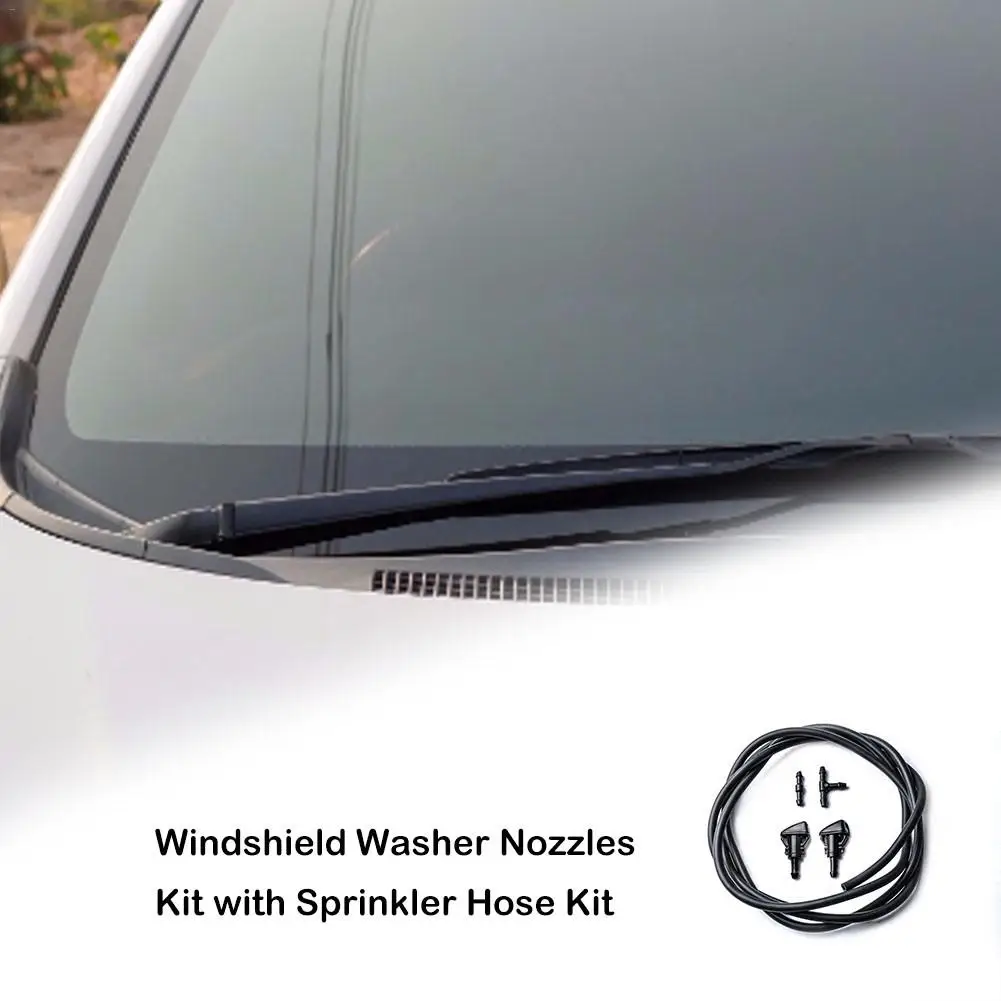 Universal Windshield Washer Nozzles Kit Black With Sprinkler Hose Kit Exterior Accessory For Chrysler Jeep Dodge
Universal Windshield Washer Nozzles Kit Black With Sprinkler Hose Kit Exterior Accessory For Chrysler Jeep Dodge