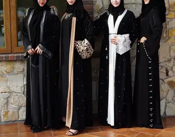 Muslim women's high-end cross-border long-sleeved dress with women's robe cardigan dress Arab women's national dress
Muslim women's high-end cross-border long-sleeved dress with women's robe cardigan dress Arab women's national dress