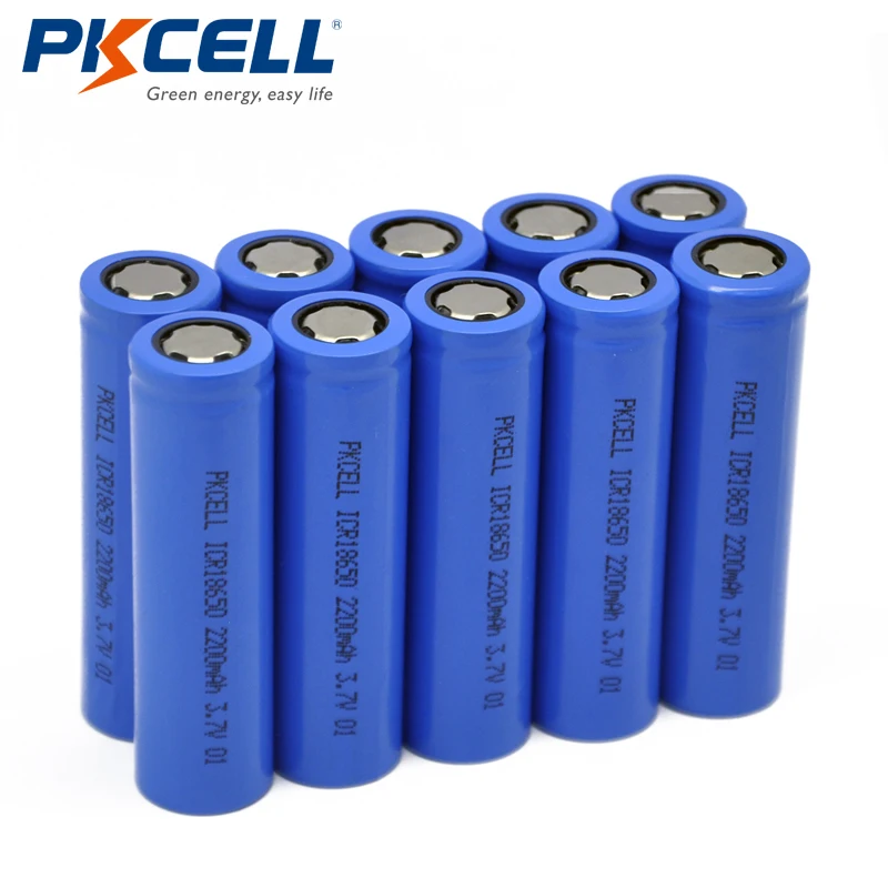 10pcs PKCELL 3.7V ICR 18650 Li-ion Rechargeable Battery Batteries 2200mAh Flat Top For Flashlights
10pcs PKCELL 3.7V ICR 18650 Li-ion Rechargeable Battery Batteries 2200mAh Flat Top For Flashlights