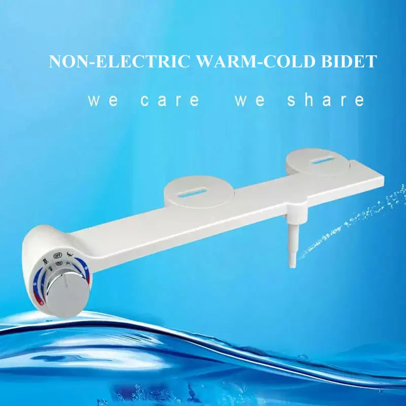main-picture-1 Ecofresh Hot Cold Water Non-Electric Bathroom Toilet Seat Bidet Spray Nozzle Toilet Seat Gynecological Washing Gun
