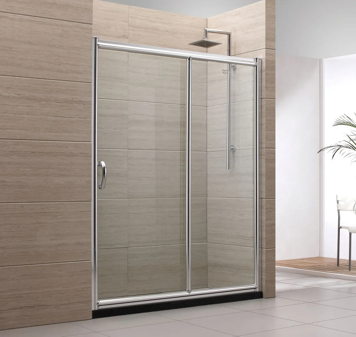 Glass shower door