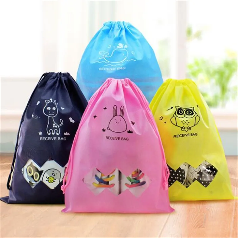 Fashion Portable Shoe Storage Bag Cartoon Printed Non-Woven Drawstring Harness Pocket Travel Clothing Storage Bag Shoe Bag
Fashion Portable Shoe Storage Bag Cartoon Printed Non-Woven Drawstring Harness Pocket Travel Clothing Storage Bag Shoe Bag