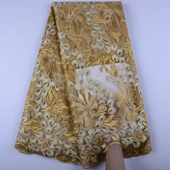 Embroidered African Tulle Lace With Beads French Lace Fabric High Quality Nigeria Wedding Dress Lace Fabric 5 Yards A1474
Embroidered African Tulle Lace With Beads French Lace Fabric High Quality Nigeria Wedding Dress Lace Fabric 5 Yards A1474
