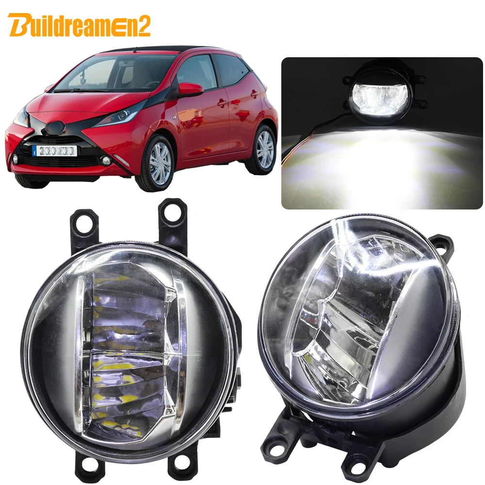 Buildreamen2 For Toyota Aygo (_B4_) 2014-2018 Car Styling Front + Left LED Fog Light 4000LM DRL Daytime Running Light White 12V
Buildreamen2 For Toyota Aygo (_B4_) 2014-2018 Car Styling Front + Left LED Fog Light 4000LM DRL Daytime Running Light White 12V