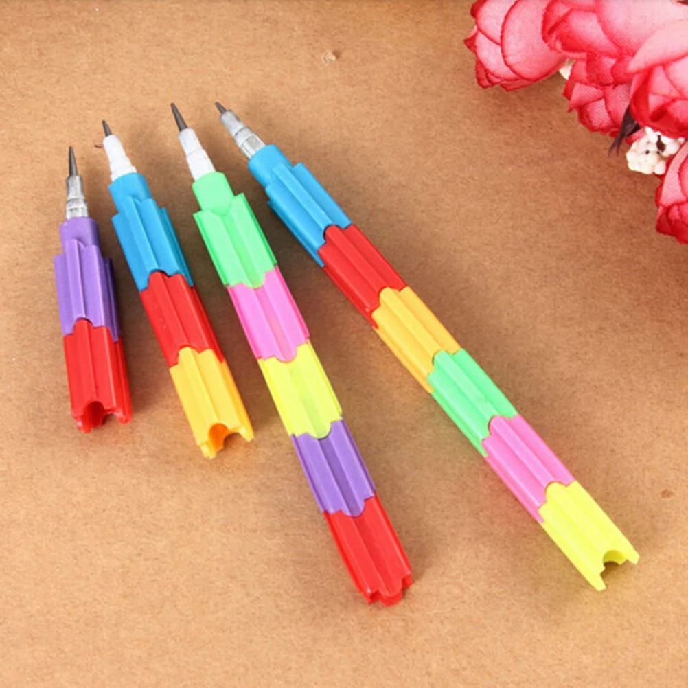 1pc Plastic Colorful Stacker Swap 8Color Section Building Block Non-sharpening Pencil Multifunction Pencil for Office Stationery
1pc Plastic Colorful Stacker Swap 8Color Section Building Block Non-sharpening Pencil Multifunction Pencil for Office Stationery