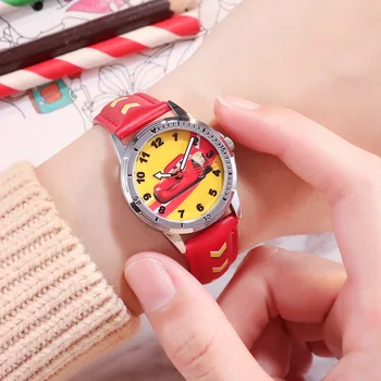 Children's Watches Disney brand children boys wristwatch quartz leather black red Cartoon child boy wristwatch waterproof
Children's Watches Disney brand children boys wristwatch quartz leather black red Cartoon child boy wristwatch waterproof