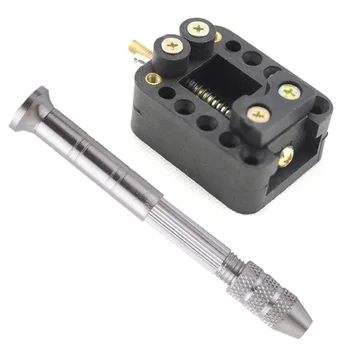 Jewelry Carving Tools Kit Manual Hand Drill Chuck Twsit Micro Drill Bit Pin Vice+Mini Walnut Vise Drill Stent Clip-on Table Vice
Jewelry Carving Tools Kit Manual Hand Drill Chuck Twsit Micro Drill Bit Pin Vice+Mini Walnut Vise Drill Stent Clip-on Table Vice
