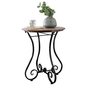 Metal Iron Wood Coffee Table Balcony Leisure Small Round Sofa Corner Small Corner Table
Metal Iron Wood Coffee Table Balcony Leisure Small Round Sofa Corner Small Corner Table