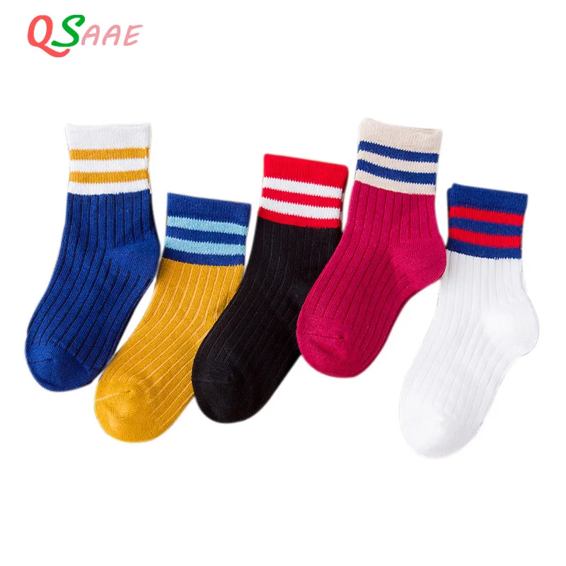 Hot 2018 Spring Socks Boy Baby Cotton Fashion Two Stripe Casual Boys Socks Girl All-Match Socks for Children 5 Pairs/lot CHS006
Hot 2018 Spring Socks Boy Baby Cotton Fashion Two Stripe Casual Boys Socks Girl All-Match Socks for Children 5 Pairs/lot CHS006