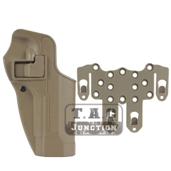 Tactical CQC Serpa Concealment Right Hand Quick Pistol Holster Gun Case w/ STRIKE MOLLE Platform for Beretta 92 96 M9 M92
Tactical CQC Serpa Concealment Right Hand Quick Pistol Holster Gun Case w/ STRIKE MOLLE Platform for Beretta 92 96 M9 M92