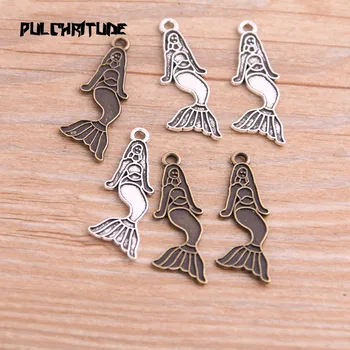 20PCS 11*30mm New Product Two Color Mermaid Charms Pendant Jewelry Metal Alloy Jewelry Marking
20PCS 11*30mm New Product Two Color Mermaid Charms Pendant Jewelry Metal Alloy Jewelry Marking