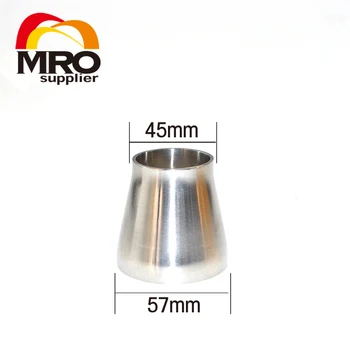 57mm to 45mm 2-1/4" to 1-3/4" Sanitary Weld Reducer Pipe Fittings SS304 Stainless Steel Weld Sanitary Fittings WR57-45
57mm to 45mm 2-1/4" to 1-3/4" Sanitary Weld Reducer Pipe Fittings SS304 Stainless Steel Weld Sanitary Fittings WR57-45