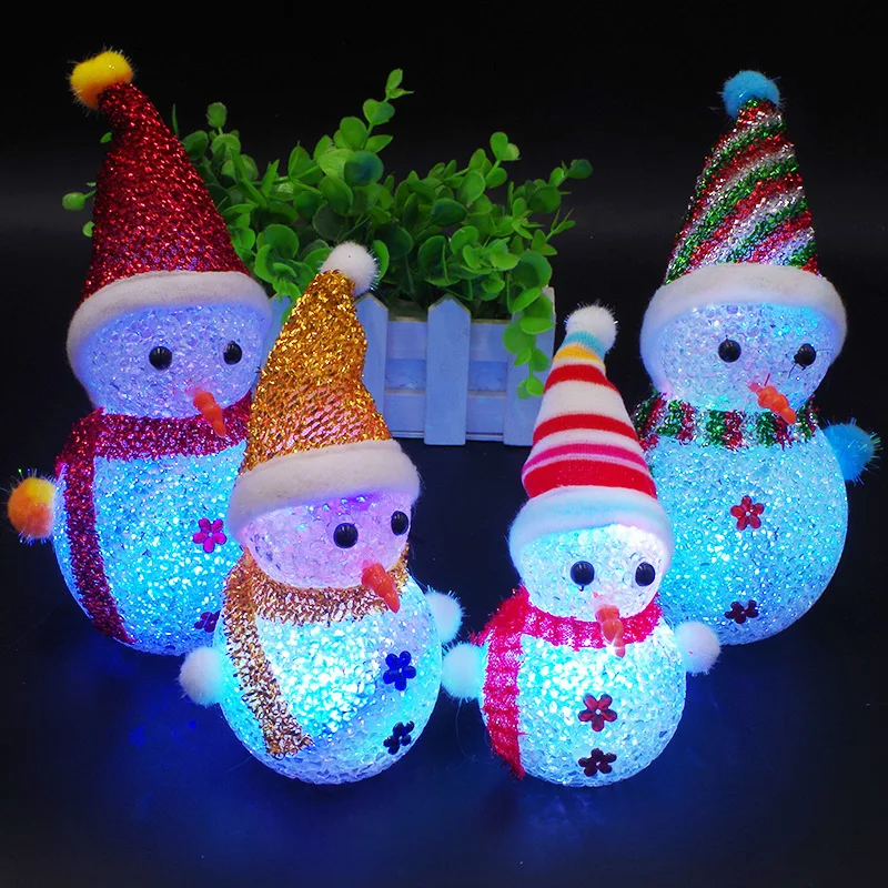 Hot Christmas Present Glow Snowman Christmas Children's Toys Ornaments Gifts Led Colorful Flash Creative Gifts Free Shipping
Hot Christmas Present Glow Snowman Christmas Children's Toys Ornaments Gifts Led Colorful Flash Creative Gifts Free Shipping