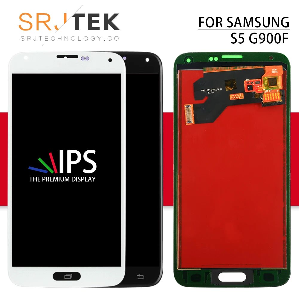 Srjtek For Samsung S5 Screen G900 Display G900 LCD Screen Touch Digitizer Assembly Compatible For Samsung Galaxy S5 G900F LCD
Srjtek For Samsung S5 Screen G900 Display G900 LCD Screen Touch Digitizer Assembly Compatible For Samsung Galaxy S5 G900F LCD