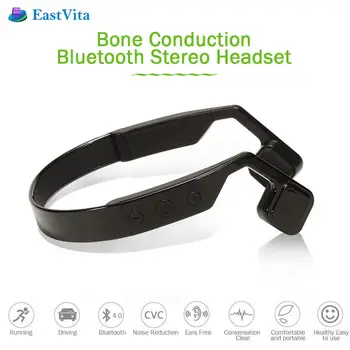 EastVita Ear Hook Bone Conduction Bluetooth 4.0 Sports Headphone Headset With Mic Adjustable headband For Android IOS phone r30
EastVita Ear Hook Bone Conduction Bluetooth 4.0 Sports Headphone Headset With Mic Adjustable headband For Android IOS phone r30
