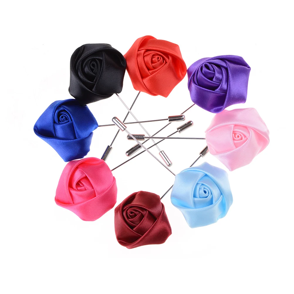 1Pcs Man Groom Boutonniere Hand Made Satin Rose Wedding Party Prom Man Suit Corsage Pin Brooch Flower Wholesale low price
1Pcs Man Groom Boutonniere Hand Made Satin Rose Wedding Party Prom Man Suit Corsage Pin Brooch Flower Wholesale low price