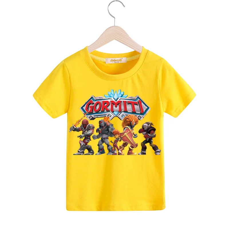 New Arrivals Gormiti Game Tee Top For Kids Clothing Children Summer Short Sleeve T-shirts Costume Boy Girls Casual Tshirts TX166 (2)