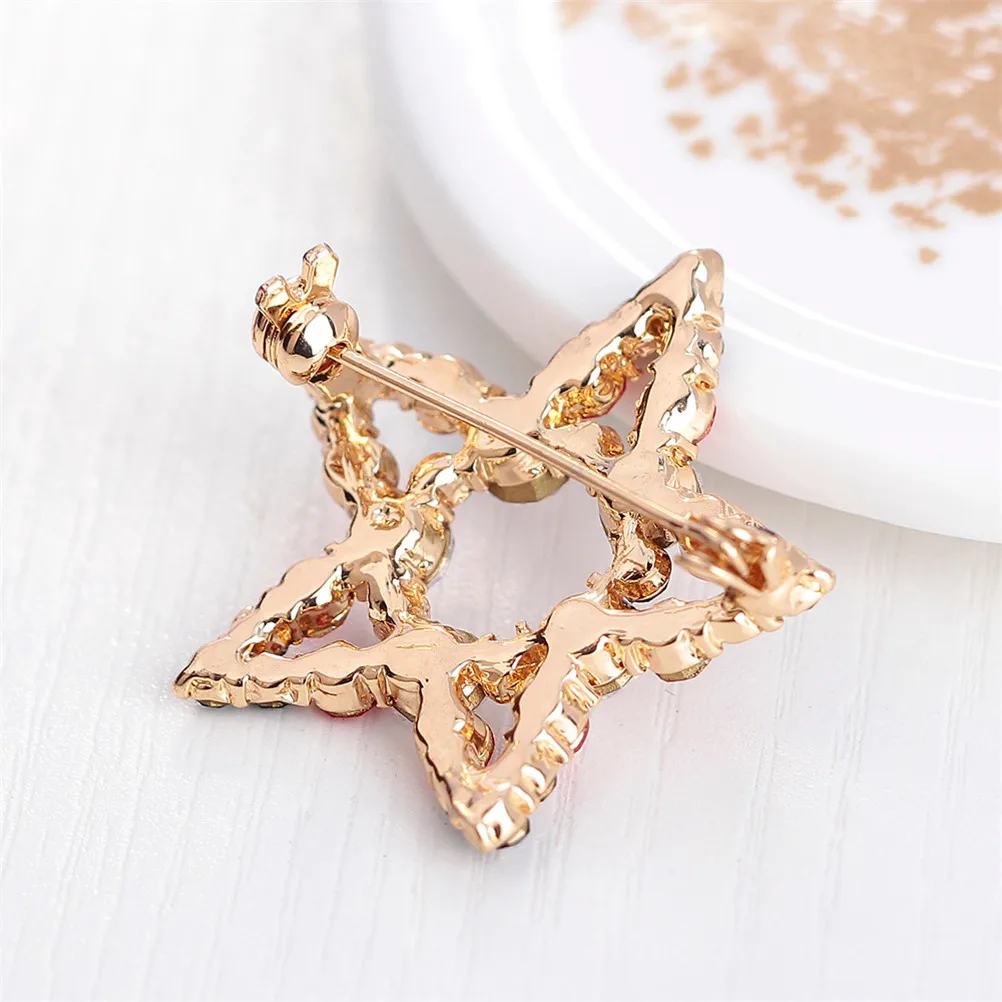 rhinestone brooch pins for girls women fashion wedding jewelry