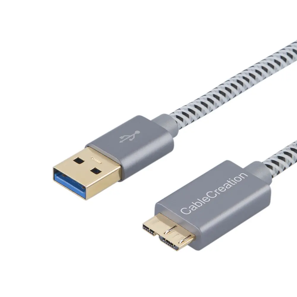 JORINDO USB 3.0 Micro Cable, Short USB 3.0 A to Micro B Cord, Compatible External Hard Drive, HD Camera, Space Gray Aluminum
JORINDO USB 3.0 Micro Cable, Short USB 3.0 A to Micro B Cord, Compatible External Hard Drive, HD Camera, Space Gray Aluminum