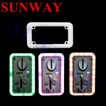 Front type coin selector LED frame multi Coin Acceptor Colorful LED Flash decorative frame for Vending machines Arcade machine
Front type coin selector LED frame multi Coin Acceptor Colorful LED Flash decorative frame for Vending machines Arcade machine