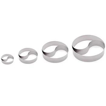 Stainless Steel Cake Mold Chocolate Mousse Baking Tray Diy Rice Ball Mold Baking Diy Tools Kitchen Hotel Supplies Tai Chi Mode
Stainless Steel Cake Mold Chocolate Mousse Baking Tray Diy Rice Ball Mold Baking Diy Tools Kitchen Hotel Supplies Tai Chi Mode