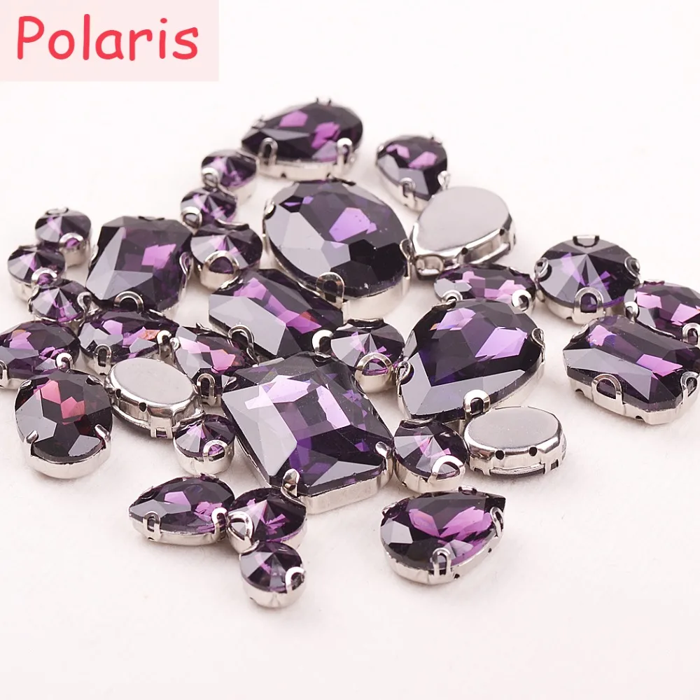 FSA20 Claw rhinestone Amethyst (2)