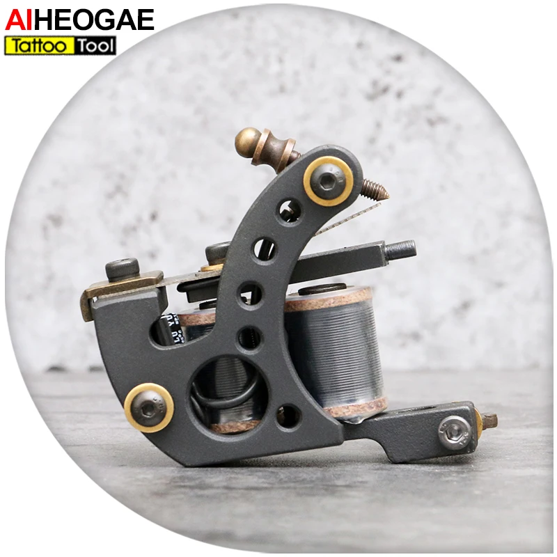 New Brand Wrap Coil Tattoo Gun 12 Wraps Handmade Iron Tattoo Machine for Power Supply TM461
New Brand Wrap Coil Tattoo Gun 12 Wraps Handmade Iron Tattoo Machine for Power Supply TM461
