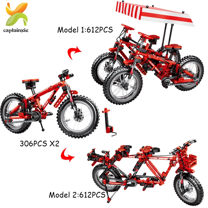 Retro Mini Finger BMX Bicycle Assembly Bike Model Toys Gadgets Kids Gifts LY