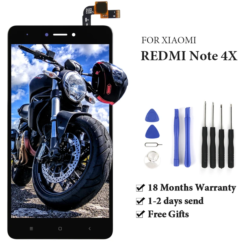 5.5" inch LCD Screen For Redmi Note 4X LCD Global Version OEM Quality Display Digitizer With/No Frame Phone Replacement Assembly
5.5" inch LCD Screen For Redmi Note 4X LCD Global Version OEM Quality Display Digitizer With/No Frame Phone Replacement Assembly