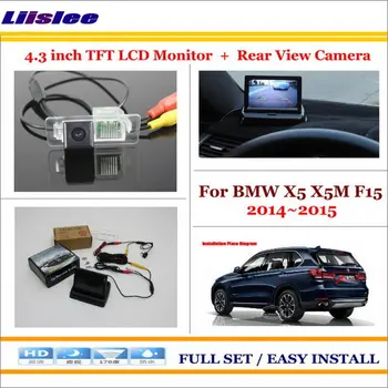 Liislee For BMW X5 X5M F15 2014 2015 Car Reverse Backup Rear Camera + 4.3" TFT LCD Screen Monitor = 2 in 1 Rear Parking System
Liislee For BMW X5 X5M F15 2014 2015 Car Reverse Backup Rear Camera + 4.3" TFT LCD Screen Monitor = 2 in 1 Rear Parking System