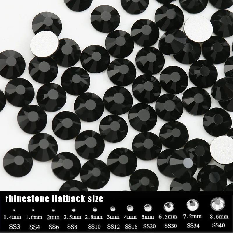 Wholesale SS3-SS20 jet rhinestone for Nail Art Flat back Non Hotfix Glue on Nail Art Rhinestones,Boutique and Top grade
Wholesale SS3-SS20 jet rhinestone for Nail Art Flat back Non Hotfix Glue on Nail Art Rhinestones,Boutique and Top grade