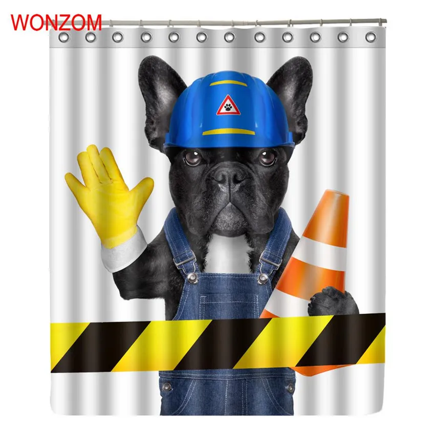 WONZOM 3D Polyester Fabric Dog Curtains Bathroom With 12 Hooks Waterproof Accessories For Decor 2017 Modern Animal Bath Curtain
WONZOM 3D Polyester Fabric Dog Curtains Bathroom With 12 Hooks Waterproof Accessories For Decor 2017 Modern Animal Bath Curtain