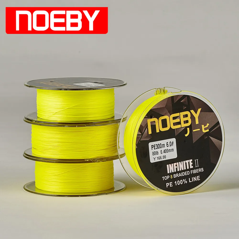 NOEBY Fishing Line 300m PE Line 8Strands Linhas Pesca Fil De Peche Carp Fish Braided Wire Line Vislijn Braided Line
NOEBY Fishing Line 300m PE Line 8Strands Linhas Pesca Fil De Peche Carp Fish Braided Wire Line Vislijn Braided Line