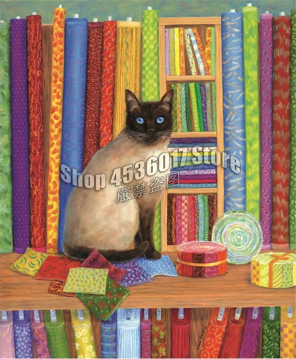 5D Diy Diamond Painting Cross Stitch Quilt Shop Cat Animals Rhinestones Diamond Embroidery Mosaic Needlework Home Decoration
5D Diy Diamond Painting Cross Stitch Quilt Shop Cat Animals Rhinestones Diamond Embroidery Mosaic Needlework Home Decoration
