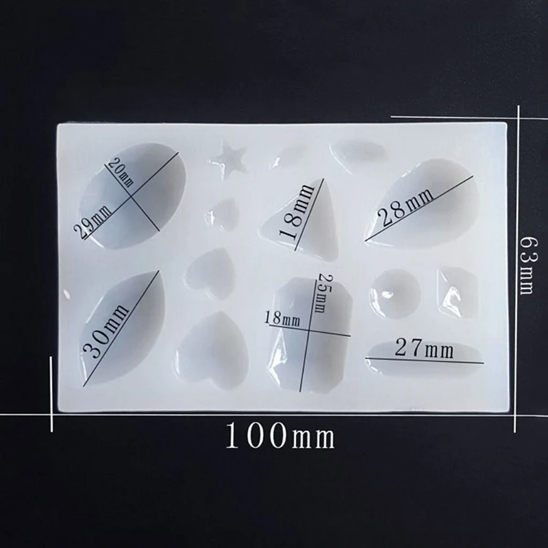 NTTHNCF Silicone Mold For DIY Jewelry Making Mirror Pendant Resin Crafts Cake Decoration
NTTHNCF Silicone Mold For DIY Jewelry Making Mirror Pendant Resin Crafts Cake Decoration