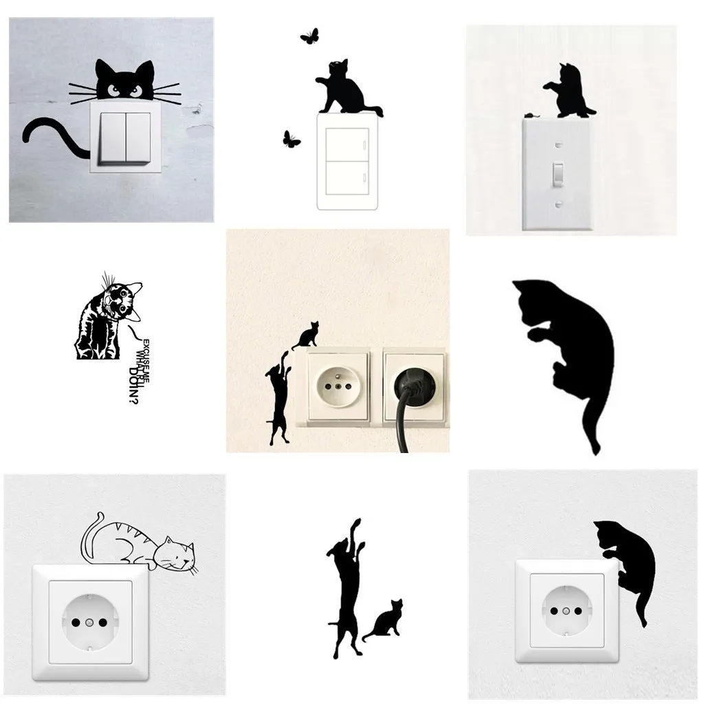 Cute Cat Wall Switch Sticker Home Decor Decal Home Decoration Sticker Wall Sticker Decal
Cute Cat Wall Switch Sticker Home Decor Decal Home Decoration Sticker Wall Sticker Decal