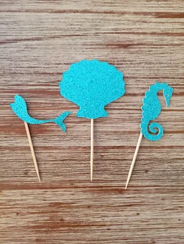 Glitter Mermaid Under the Sea Cupcake Toppers birthday nautical Wedding Bridal Shower Engagement Party food picks decorations
Glitter Mermaid Under the Sea Cupcake Toppers birthday nautical Wedding Bridal Shower Engagement Party food picks decorations