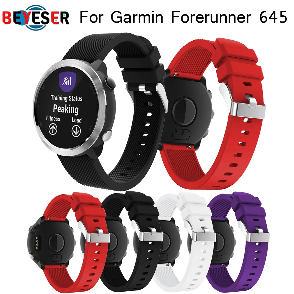 Soft Silicone Watch Strap Band For Garmin Forerunner 645 245 245M Smartwatch Replacement Accessories Bracelet 20mm Wristband
Soft Silicone Watch Strap Band For Garmin Forerunner 645 245 245M Smartwatch Replacement Accessories Bracelet 20mm Wristband