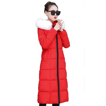 2018 New Women Winter Down Cotton Jacket Female Thicken Long Parkas Coat Hooded Big Fur Collar Ladies Slim Warm Wadded Coat F822
2018 New Women Winter Down Cotton Jacket Female Thicken Long Parkas Coat Hooded Big Fur Collar Ladies Slim Warm Wadded Coat F822