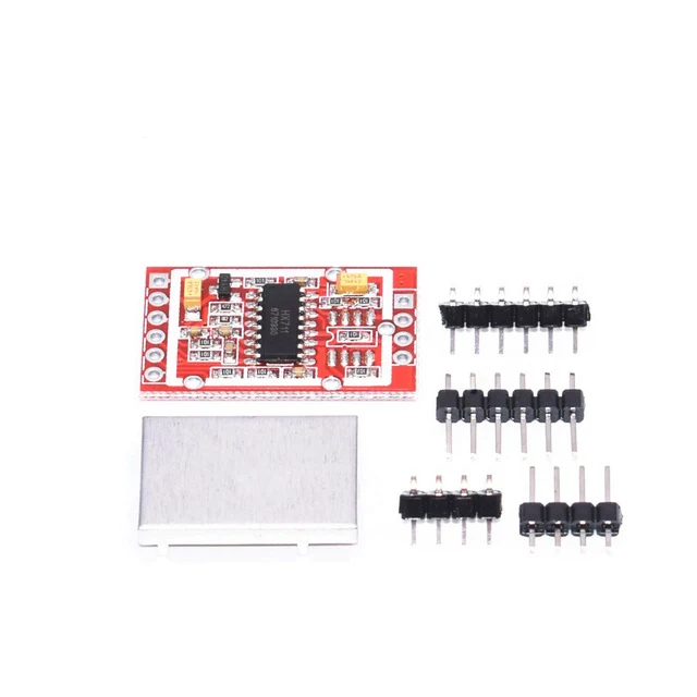 I01 HX711 Dual-channel 24-bit A/D Conversion Weighing Sensor Module with Metal Shied HX711 RED
I01 HX711 Dual-channel 24-bit A/D Conversion Weighing Sensor Module with Metal Shied HX711 RED
