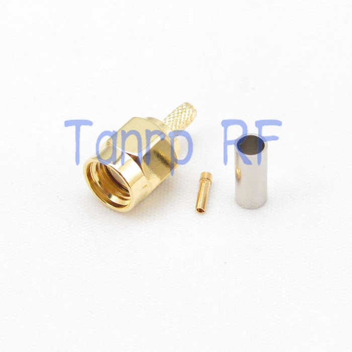 10pcs/lots RF connector adapter RP-SMA male straight crimp for RG316 RG174 RG179 RG188 cable wholesale
10pcs/lots RF connector adapter RP-SMA male straight crimp for RG316 RG174 RG179 RG188 cable wholesale