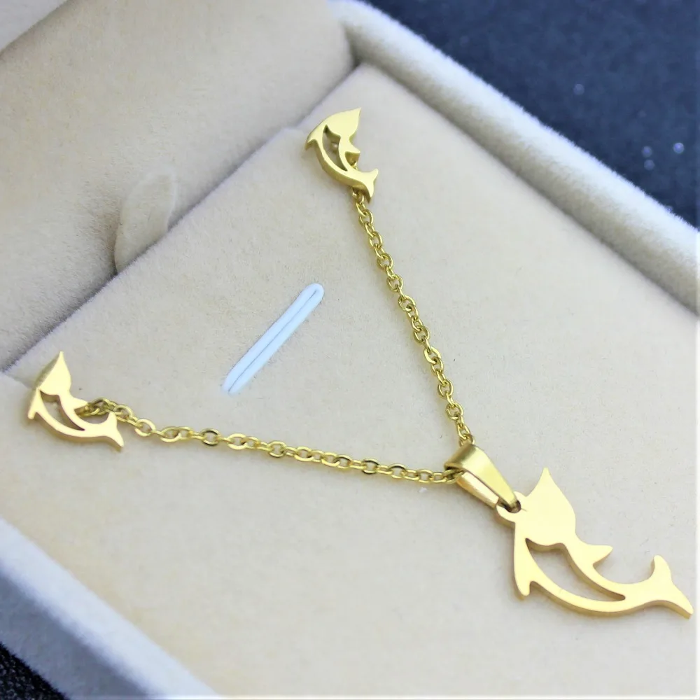 KingDeng Jewelry Gold Animal Necklace Women Fashion Stainless Steel Chain Butterfly Pendant 2019 Animal Unisex Cute choker
KingDeng Jewelry Gold Animal Necklace Women Fashion Stainless Steel Chain Butterfly Pendant 2019 Animal Unisex Cute choker