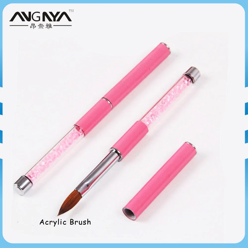 ANGNYA 10PCS/Lot 2# 4# 6# 8# 10# Pink Color Rhinestone Nail Brush Decorated Acrylic Handle Nail Kolinsky Acrylic Brush
ANGNYA 10PCS/Lot 2# 4# 6# 8# 10# Pink Color Rhinestone Nail Brush Decorated Acrylic Handle Nail Kolinsky Acrylic Brush