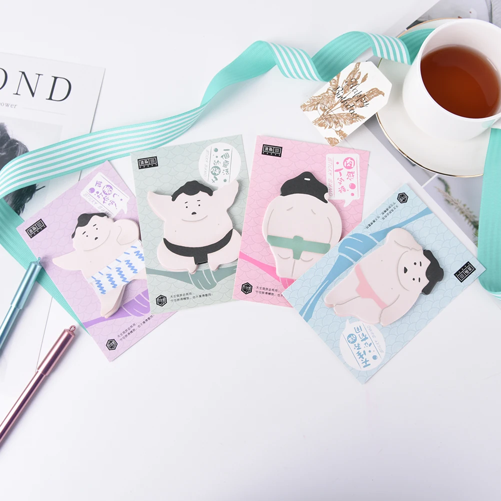 Kawaii memo pad Self-adhesive sticker Japanese sumo sticky notes Office supplies Material escolar
Kawaii memo pad Self-adhesive sticker Japanese sumo sticky notes Office supplies Material escolar