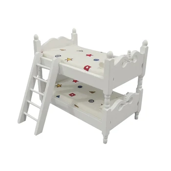 Mini Bed Baby Crib Playset Wooden Sleeping Bunk Bed Children Simulation Home 1:12 Pretend Play Toy
Mini Bed Baby Crib Playset Wooden Sleeping Bunk Bed Children Simulation Home 1:12 Pretend Play Toy