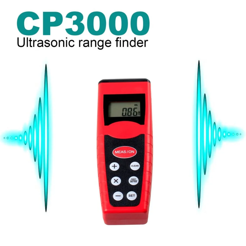 CP3000 Electric Infrared Laser Distance Measuring Gauge Ultrasonic Distance Meter Rangefinders Tester Portable Range Finder
CP3000 Electric Infrared Laser Distance Measuring Gauge Ultrasonic Distance Meter Rangefinders Tester Portable Range Finder